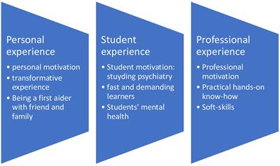 Mental health first aid training among healthcare French students: a qualitative study